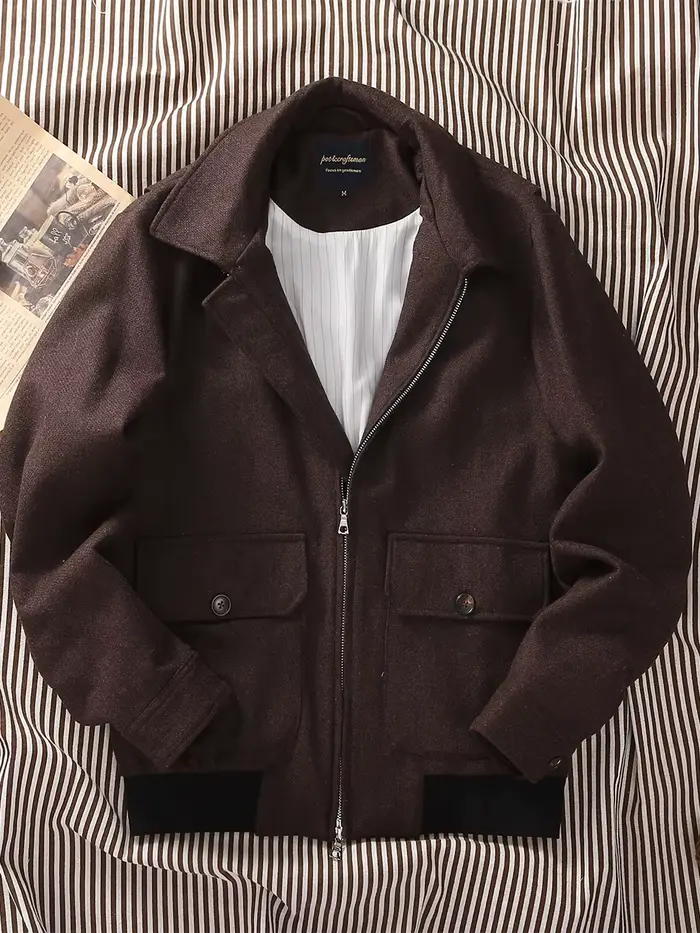 POT & CRAFTSMAN Veste de pilote vintage de style américain pour homme A2 Ingénieur Top Style Old Mon