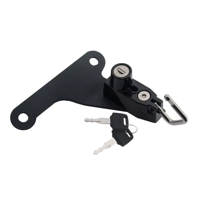 Kit de verrouillage de casque de moto, sécurité des casques, serrure antivol, aluminium antirouille