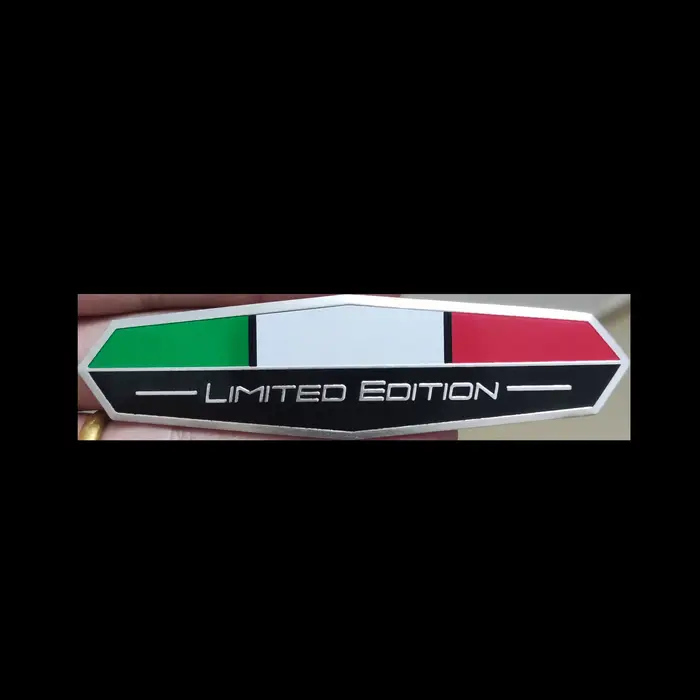 Autocollants décoratifs en aluminium pour moto, édition limitée italienne, bords arrière, réservoirs