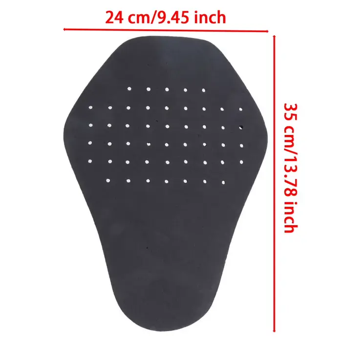 1pc moto vélo dos Pad veste insérer EVA dos protecteur équitation ski patinage armure dos colonne ve