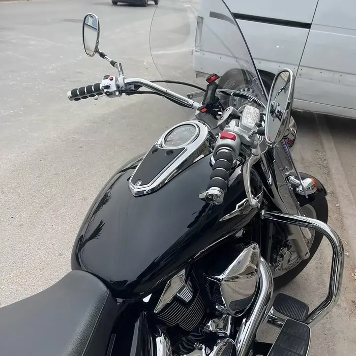 25mm 1 "moto guidon poignée barre fin poignées pour Harley Cruiser Chopper personnalisé Suzuki Boule