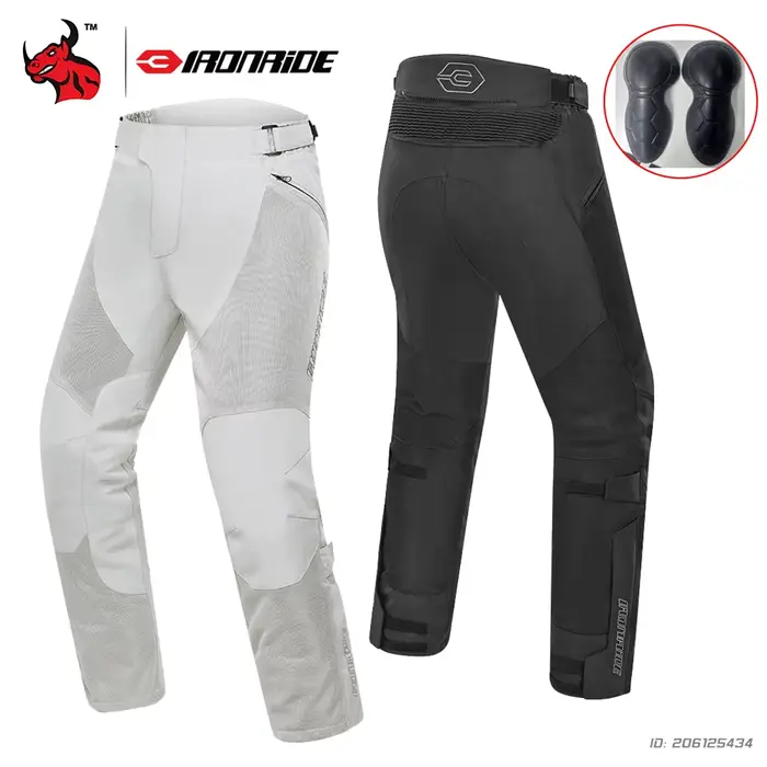 Pantalon de moto d'été en maille pour hommes