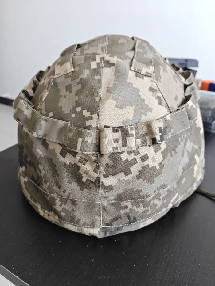 Housse de casque tactique en tissu de camouflage ukrainien mm14