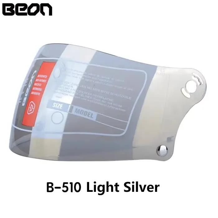 Visière de casque moto BEON B510, protection UV, pare-soleil, visière de casque moto