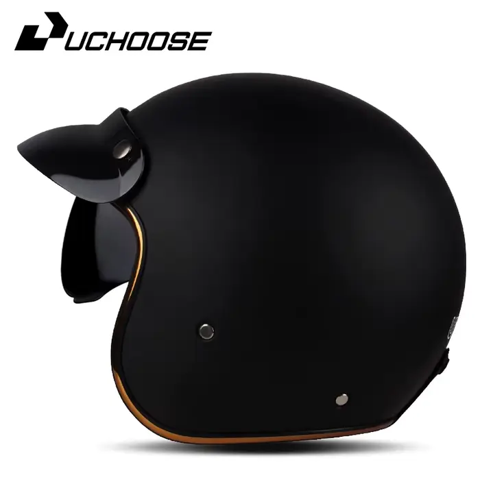 DOT Open Face Casco Moto for Harley Motorcycle Accessories Men Moto Helmets Certificated Retro Motor