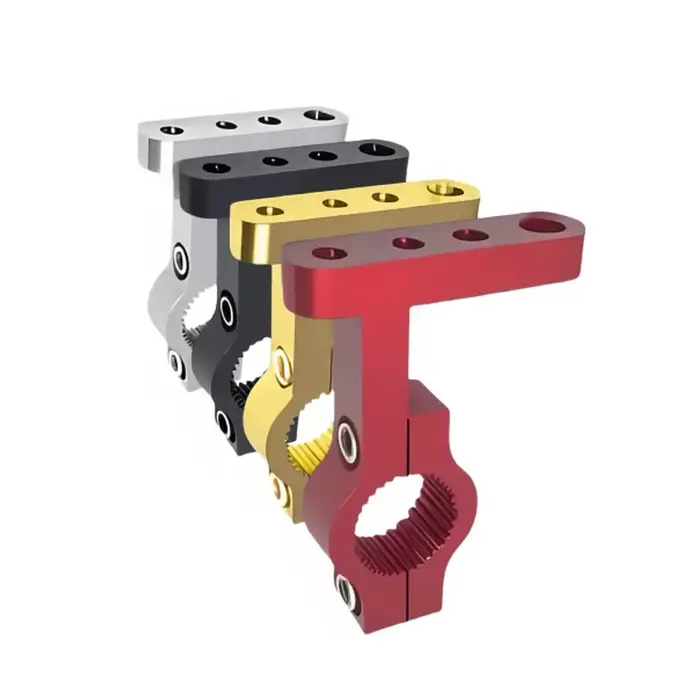 Support de guidon de moto en aluminium