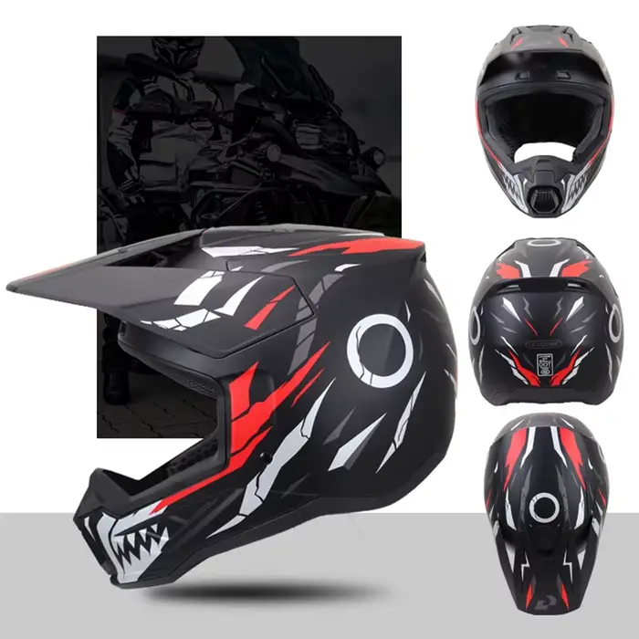 906-casque tout-terrain pour moto