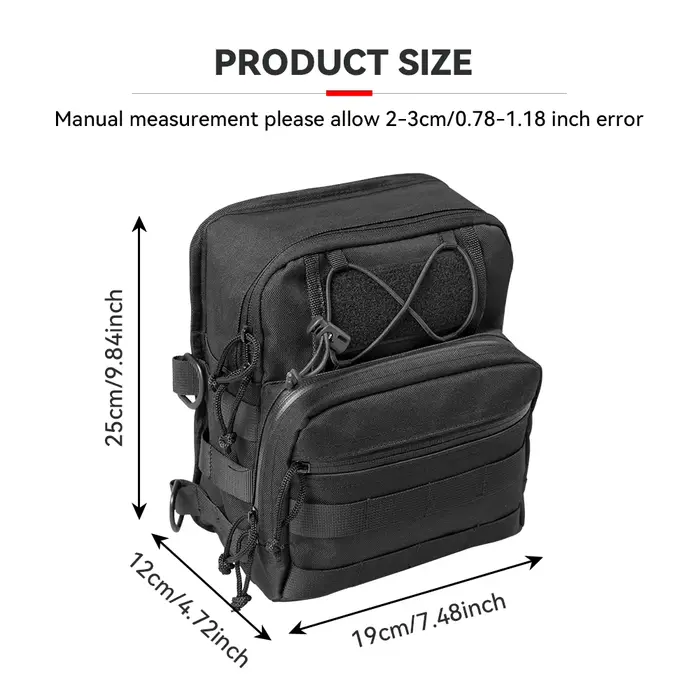 Sac de rangement avant universel pour guidon de moto