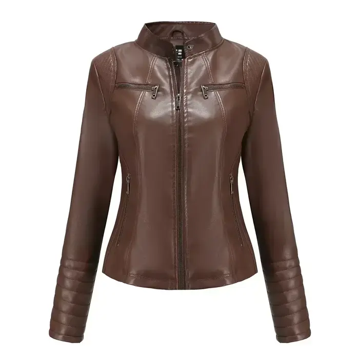 Vestes de motard en cuir PU pour femmes, vêtements pour femmes, combinaison de motard, vêtements d'e