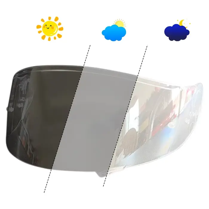 Visière photochromique pour casque Shoei GT Air Neotec CNS1 gt air 2, lentille de protection chromiq