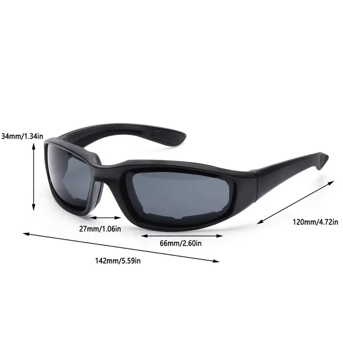 Lunettes de soleil d'équitation de moto