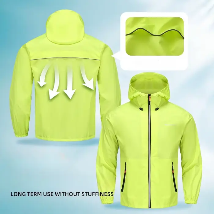 Combinaison imperméable ultralégère pour femmes et hommes