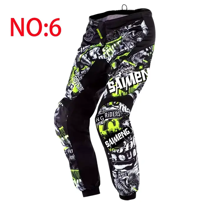Pantalon de motocross MX pantalon DH vtt Dirt Bike ATV Enduro Moto ensemble d'équipement équipement 