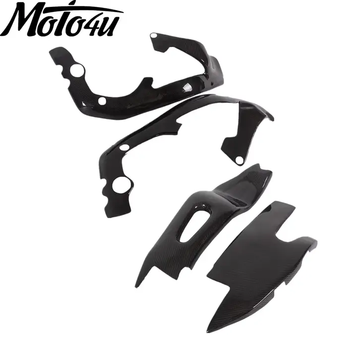 Couvercle de cadre en Fiber de carbone véritable et protecteur de bras oscillant, pour Honda CBR1000