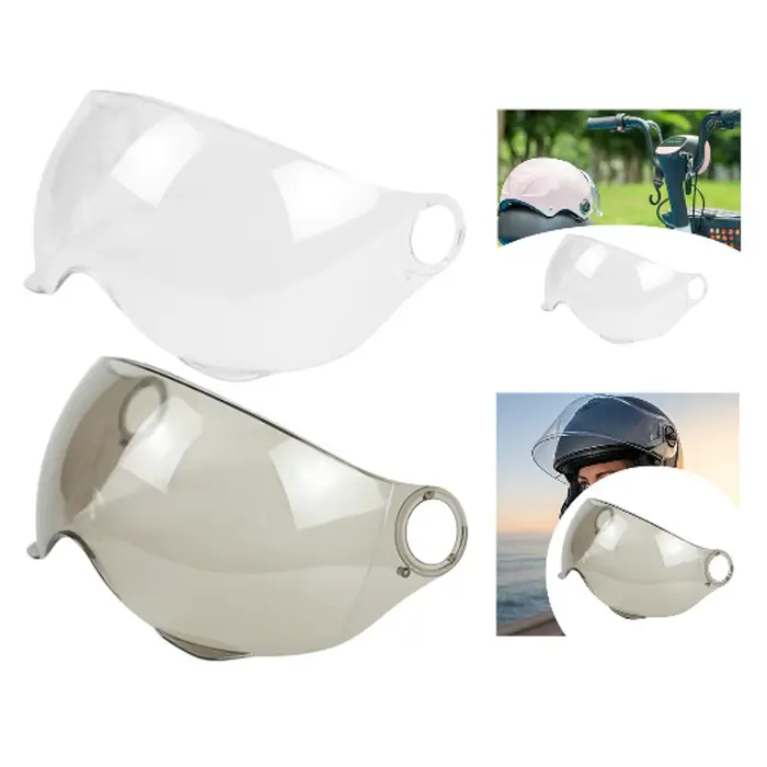 Visière de casque en matériau PET de qualité supérieure