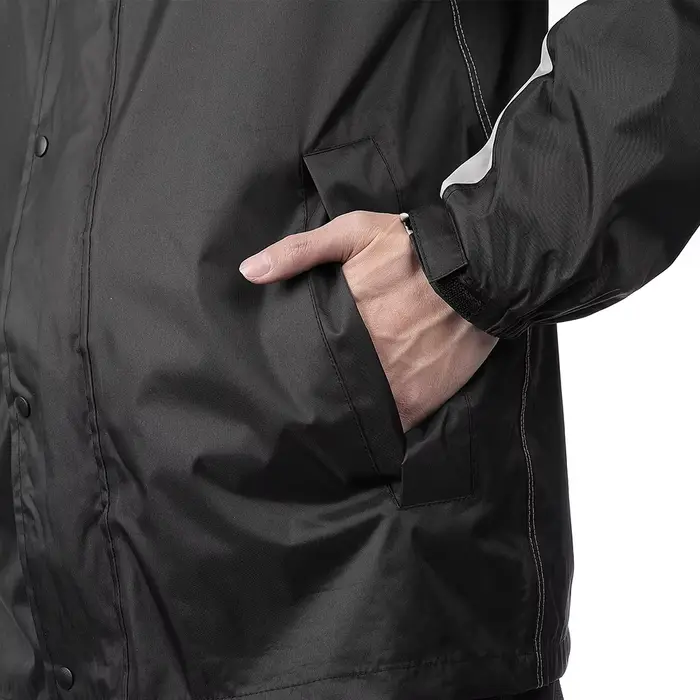 Ensemble imperméable réfléchissant léger pour le travail