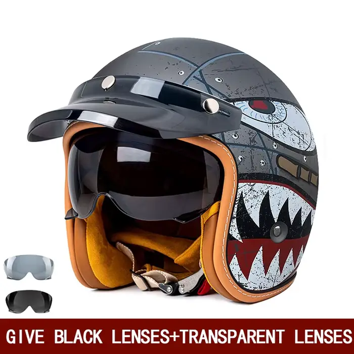 Casque de moto pour femmes et hommes, voiture électrique avec lentille, demi-casque 2023, pour les d