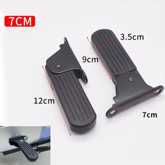 1 paire 5/7cm cyclomoteur électrique pédale avant Scooter avant pliable pédale jambe Support Pad vél