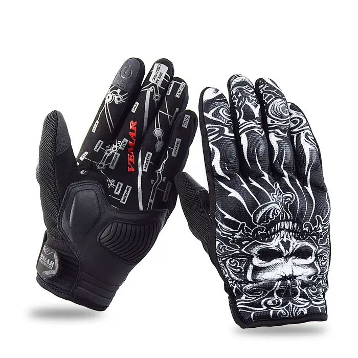 VEMAR doigt complet course moto gants luva motoqueiro guantes moto motocicleta luvas de moto cyclism