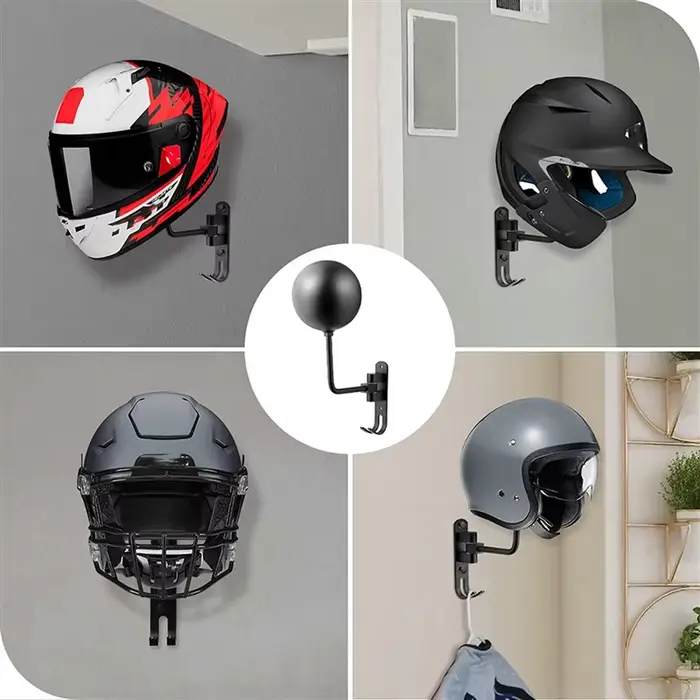 5X 180 ° Support de casque de moto