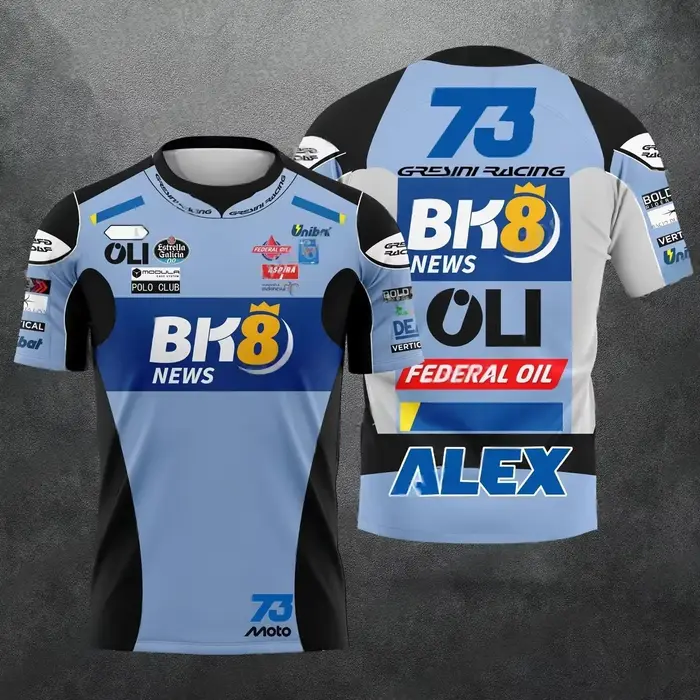 Nouvelle combinaison de course GP pour moto, veste de moto, t-shirt de sport respirant et à séchage 