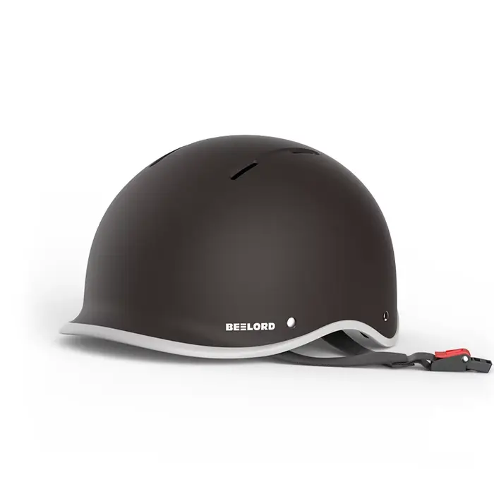 BEELORD-Casque de moto électrique pour adulte, casques de vélo, rétro, léger, réglable, sport