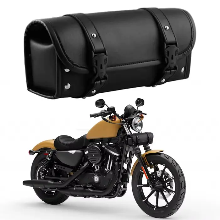 Sac à outils de moto étanche en cuir PU