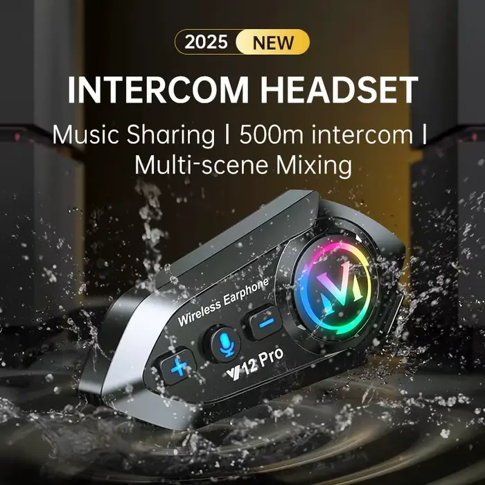 Y10 étanche réduction du bruit moto écouteurs casque Bluetooth