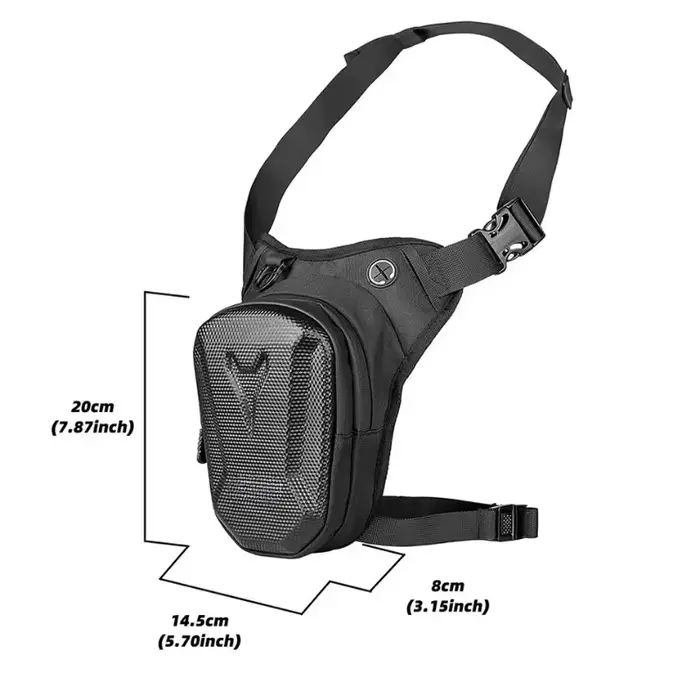 Sac de jambe de moto sacs de conduite en plein air sac banane décontracté sac de voyage tactique imp