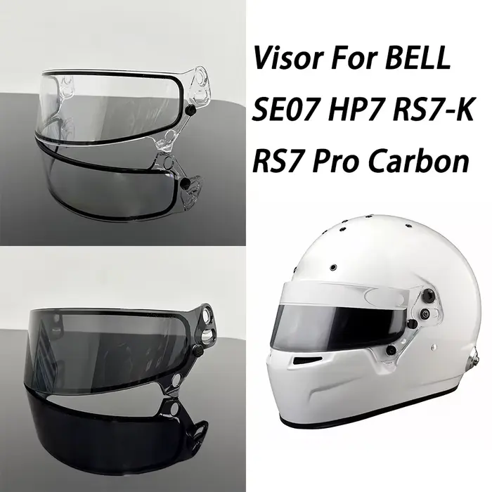 Visière de casque adaptée pour BELL SE07 HP7 RS7-K GP3 RS7 Pro