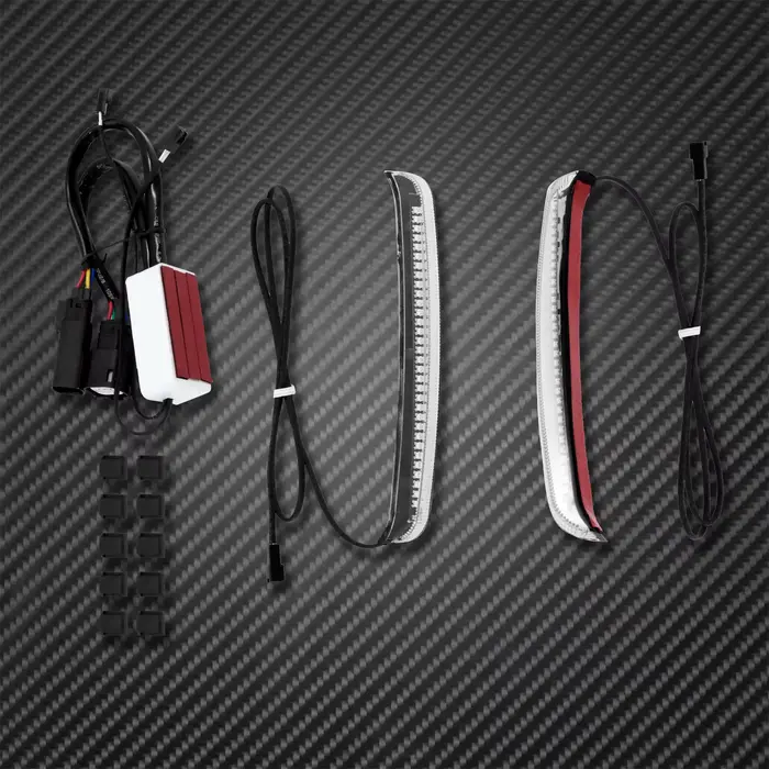 Sac de selle Led pour moto, clignotant coulant, lumière d'accent pour Harley Touring 1997 – 2022 Ele