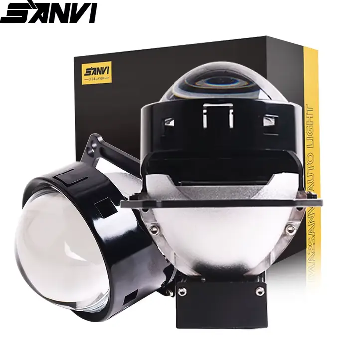 SANVI 3.0 Bi lentilles LED pour phares lentille de glace projecteur LED automatique phare Hella G5 3