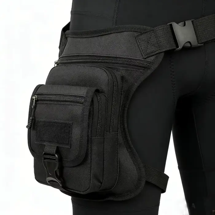 Sacoche de cuisse multifonctionnelle pour moto