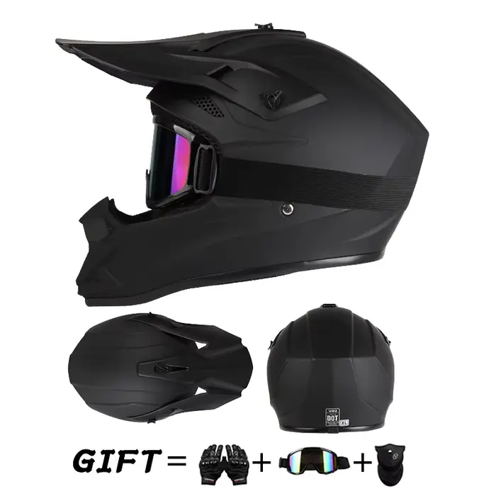 Casque de sécurité pour motocross pour enfants et adultes