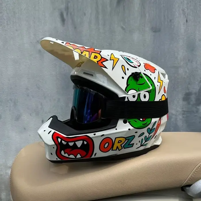 Casque de moto, casque tout-terrain, casque de motocross, casque de VTT descente AM DH, Capacete Mot