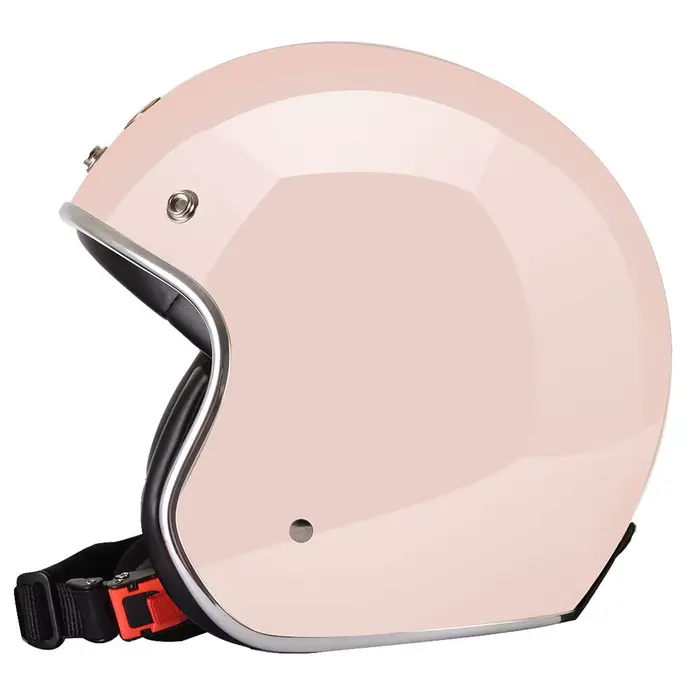 Casque de moto rétro homologué ECE DOT, casque ouvert pour cyclomoteur, 3/4 vintage, profil bas, sty