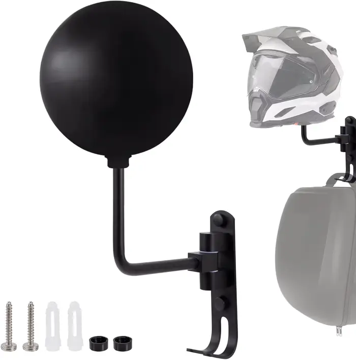 Support de casque de moto  Support mural  Rotatif à 180°  Support de montage pour vélo et moto  avec