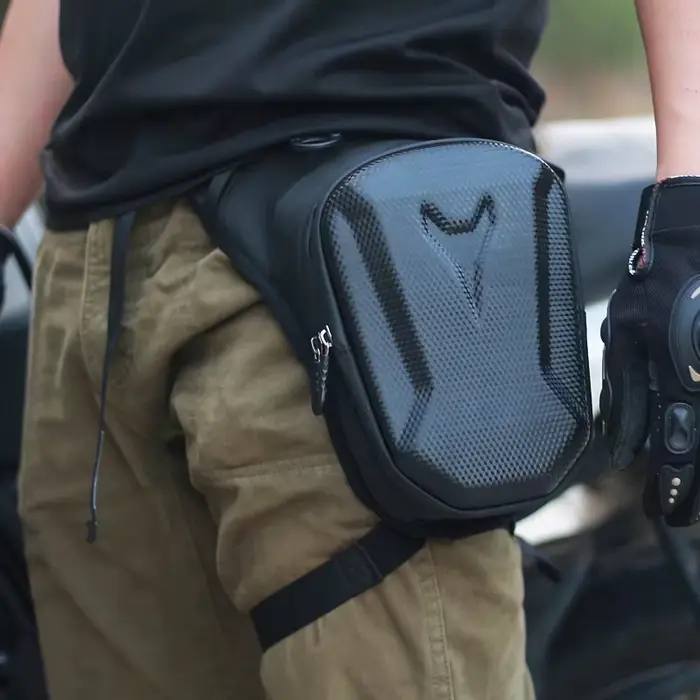 Sac de jambe imperméable pour moto