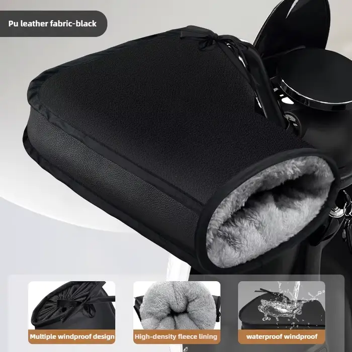 1 paire de gants d'hiver pour moto