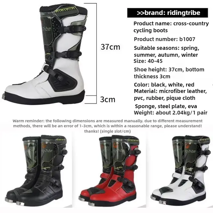 Bottes de Moto 40-45 tailles chaussures