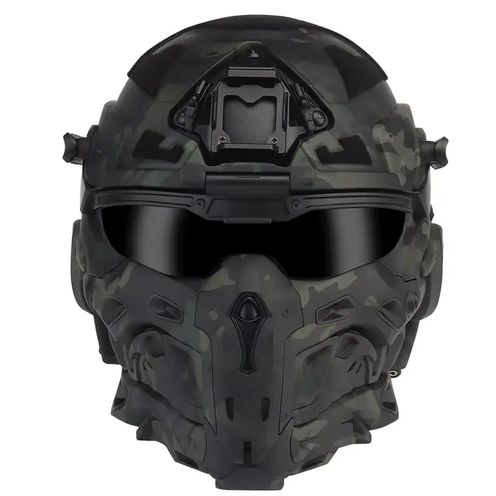 Casque tactique d'assaut W-Ronin et masque tactique