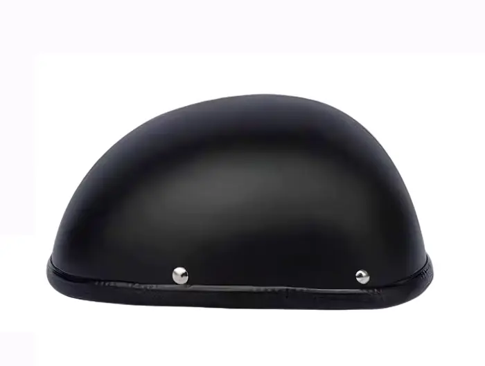Casque de moto vintage rétro pour motard, coque en fibre de verre légère, design cool et élégant, id