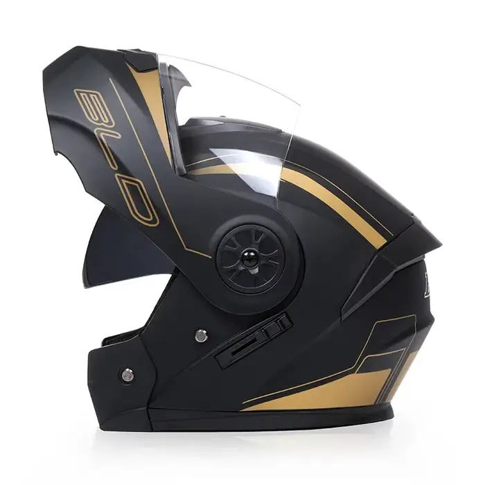 D'expériences de moto modulaires personnalisés pour hommes et femmes, casque de moto intégral, lenti