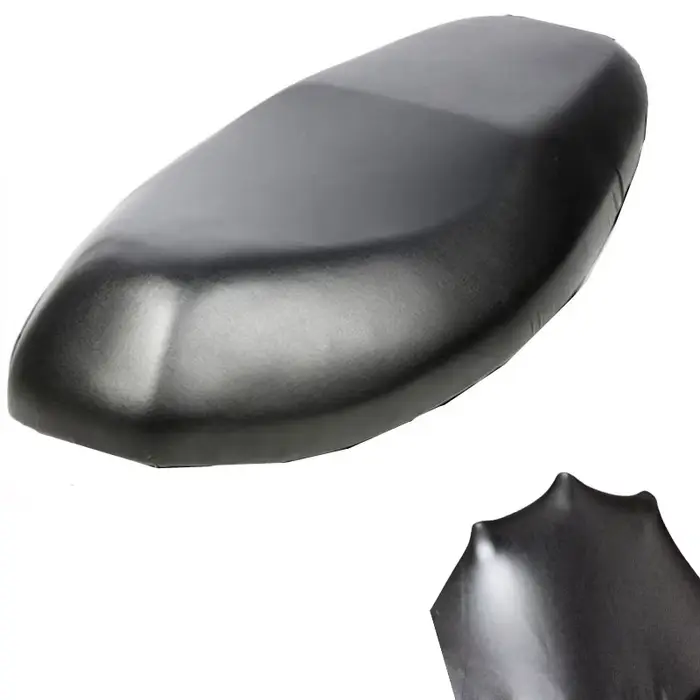Housse de siège de moto élastique en cuir PU, coussin de protection de siège de moto, housse de sièg