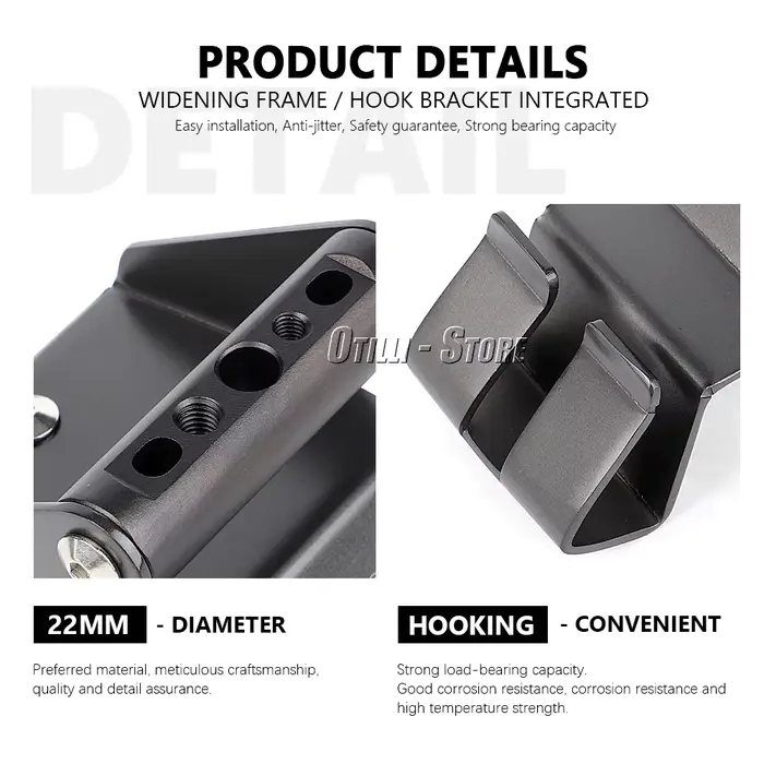 Support GPS pour téléphone portable, accessoires de moto, crochet de splendeur en un pour Honda Forz