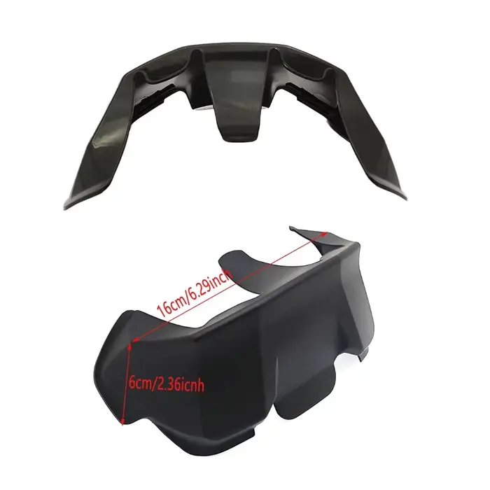 Becquet de casque de moto ABS