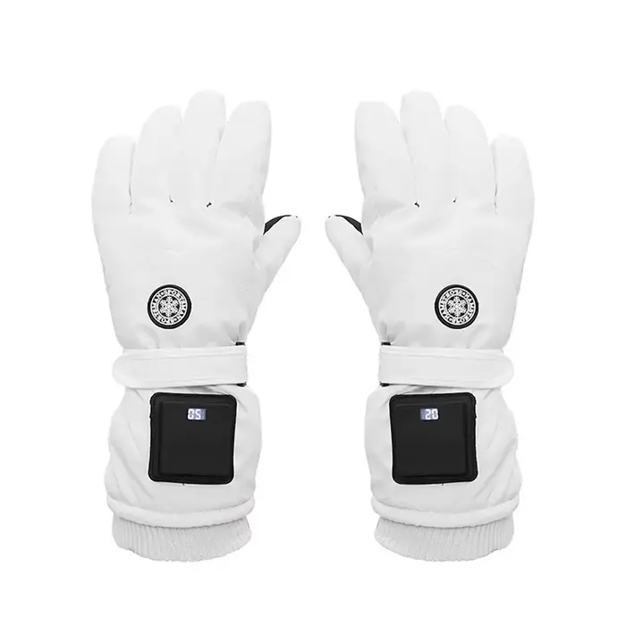 Gants chauffants intelligents coupe-vent, étanches, batterie 1200mAh, 3 niveaux de chauffage, épaiss