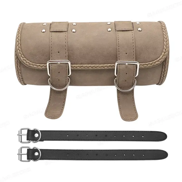 Sacoche de selle rétro en cuir pour moto, pour Chopper Bobber Cruiser, Dyna, Softail, Sportster, sac