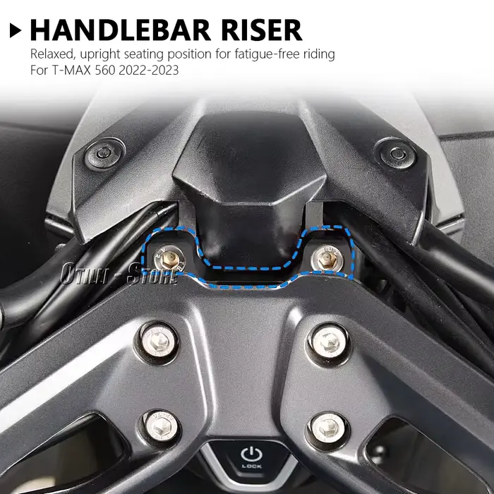 Riser de guidon pour moto