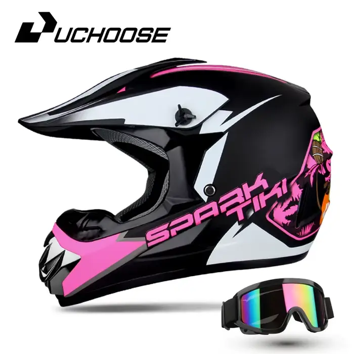 Casque moto intégral pour VTT tout-terrain classique